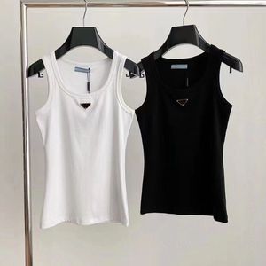 Women Knits Top Designer Knitted Vest Triangle Sleeveless Breathable Knitted Pullover Womens Sport Tops