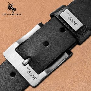 Gürtel JIFANPA Kuh Echtes Leder Luxus Strap Männlich Gürtel Für Neue Mode Classice Vintage Pin Schnalle Männer Gürtel Hohe Qualität Große größe Z0228