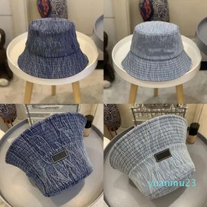 Moda-Womens Bucket Hat Sukienka na zewnątrz czapki szerokie fedora przeciwsłoneczna bawełniana bawełniana czapka łowić puszczenie mężczyzn basen chapau sun gotowy