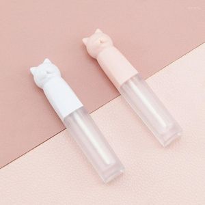 Garrafas de armazenamento 20pcs 40pcs 3ml Tubos de brilho labial fosco vazios Lipstick de tubo de plástico Mini amostra de recipiente cosmético por atacado