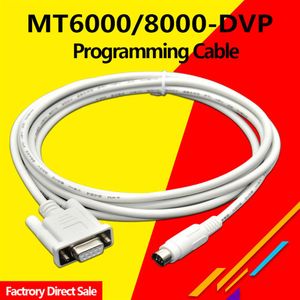 Veinview adecuado MT6000-DVP MT6000 MT8000 HMI a Delta DVP Serie PLC PLC Cable de programación MT8000-DVP 9PIN Male-Round 8PINS246Y
