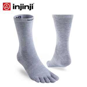 Calzini da uomo INJINJI Fivefinger LINER Calzini Sottili Invisibili Barca COOLMAX Antiscivolo Traspirante Uomo Donna Quotidiano Casual Yoga Gioventù Z0227