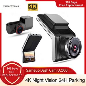 Atualize Sameoo U2000 Painel frontal Câmera 4K 2160P 2 Câmera Video Video Recorder Video Recorder Video Video Recorder Car DVR