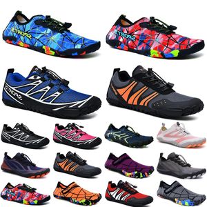 Scarpe da acqua Spiaggia Scarpe da donna da uomo Swim Diving rosso giallo rosa grigio arancione Outdoor Barefoot Quick-Dry taglia eur 36-45