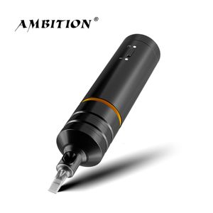 Tattoo Machine Ambition Sol Nova Unlimited Wireless Tattoo Pen Machine 4mm Stroke for Tattoo Artist Body Art 230227