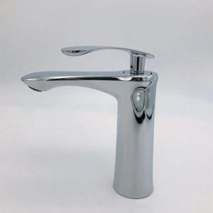 Rubinetti del lavandino del bagno Rubinetto della cucina del lavabo Sostituzione della rubinetteria dell'acqua del bacino e miscelatore a freddo della vasca Spruzzatore a ponte monocomando Argento