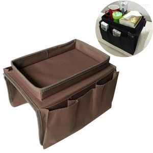 Storage Bags Armrest Organizer Sofa Couch Holder Armchair Pocket Remote Hanging Non Cup Recliner Tray Cellphone Holding Accessory