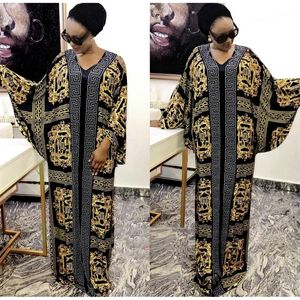 Roupas étnicas Design africano Dashiki Dress for Women Women Beading Abaya Bandage Maxi Bazin Vintage Longa Longa Vestidos de Robe Africa Sexy Lady Party 230227