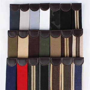 Belts 2018 fashion canvas belt luxury Thicken belt men famous brand outdoor sport Military jeans belts without buckle 120cm140cm 160cm Z0228