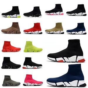 Paris Balenciagas 1.0 Balencigas Women Designer Speed ​​Trainer Casual Original Shoes 2.0 Bottoms Runners Trackers Sock Men Sport Sneakers Fashion Socks Boots