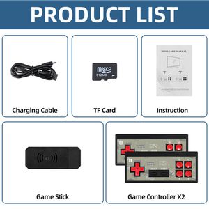 Najwyższej jakości Y2S Console Game Console Host Mini HD Wireless Doublesion Gry Gry Games Wsparcie HD TV Wyjście TV obejmuje 1800 plus gry z 2 kontrolerem gier
