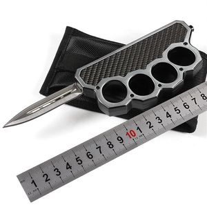 Nowa rękawiczka Benchmade podwójne składanie Automatyczne Aluminium Blade Aluminium Outdoor Pocket Auto Tactical Survival Knife Cuttin326T