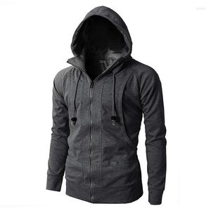 Erkek Hoodies S-XXXL Moda Fitness Mens 2023 Erkek Kişilik Uzun Kollu Hoodie Sweatshirt Trailsuit Slim Fit Erkekler