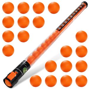 Inne produkty golfowe Golf The Practice Stick Ball Shagger Retriever autorstwa Proactive Sports Hopper Tube dla 21 s 1PCS Przezroczysty kolekcjoner 230228