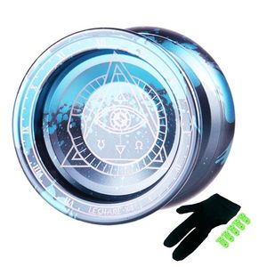 Yoyo Professional Yoyo Alloy Unresponsive Yoyo 10 Ball Bearing Yoyo For Advanced Player Kids Beginner 230227