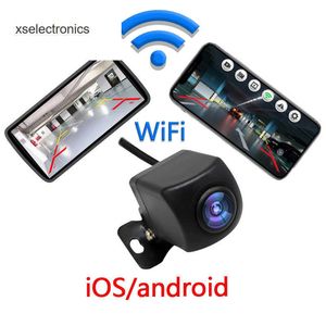 Обновить беспроводной автомобиль задний вид камера Wi -Fi 170 градусов Wi -Fi Reversing Camera Dash Cam HD Night Vision для iPhone Android 12V 24V Car Car Dvr