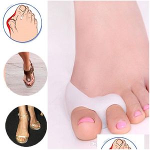 Fußbehandlung Little Big Toe Separator Pinkie Thumb für den täglichen Gebrauch Sile Gel Bunion Guard Care Drop Delivery Health Beauty Dhvxf