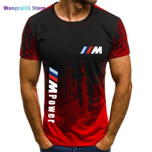 Camisetas masculinas 3D Impresso curto Seve Top 2022 Summer New Sports for BMW R1200GS F850GS R1250GS F700GS ADV 0228H23