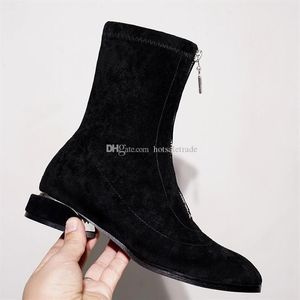 Femmes Botkle Boots Automne Boots d'hiver Factory Scluw Scluw Booties Fashion Ladies Winter Shoes268a