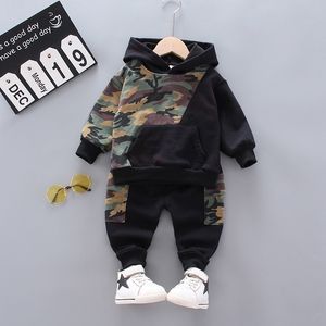 Kleinkind Jungen Trainingsanzug Kleidung Mit Kapuze Top Camouflage Hosen Kinder Kleidung Sets Baby Jungen Outfits