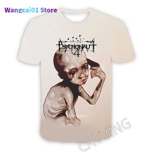 Erkek Tişörtler Mağaralar 3d Baskılı Psychonaut 4 Rock Tasarruf T-Shirts Hip Hop Tee Tests Harajuku Stys Üstler Giyim 0301H23