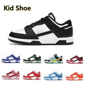 Kids Athletic Buty na świeżym powietrzu Sneakers Baby 4 Biała czarna panda walentynki Uniwersytet Czerwony UNC Syracuse Kentucky Classic Green Trainer Sports Sneaker 25-35