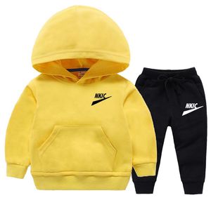 Children's Clothing Sets New Autumn and Winter Boys and Girls Long-sleeved O-neck Clothes 1-13 Years Old Baby T-shirts and Pants Sets