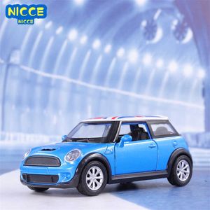 Diecast Model Cars Nicce 1 36 Mini Cooper Alloy Classic Car Alloy Die-casting Car Model Pull Back Toys Vehicles Collection Gift for Kids G24J230228J230228