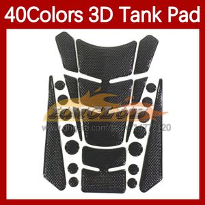 Motosiklet Çıkartmaları 3D Karbon Fiber Tank Padü Koruyucu Honda CBR600 CBR 600 RR CC CBR600RR 09 10 11 12 2009 2011 2011 2012 Gaz Yakıt Deposu Kaplama Çıkarımı 40 Renk