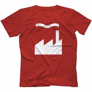 Men's T-skjortor Fabriksrekord T-shirt Cotton Order Joy Division FAC51 Happy Mondays Tee 2023 Mer storlek och färger-A772