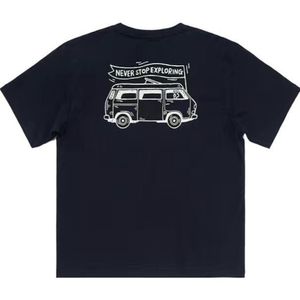 Herren-T-Shirts, T-Shirts, Auto-Buchstaben-Druck, Sommer, lässig, kurzärmelig, Rundhals-T-Shirt