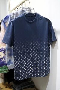 T-shirts pour hommes T-shirts imprimés obliques t-shirts à manches courtes Vendre des vêtements de mode de coton pur de haute qualité Vêtements de mode brodés