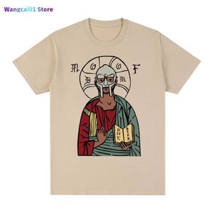 Herr T-shirts Mf Doom Vintage T-shirt Klassisk Retro Mask Hip Hop Party Bomull Herr T-shirt Ny T-shirt T-shirt Dam Toppar 0301H23