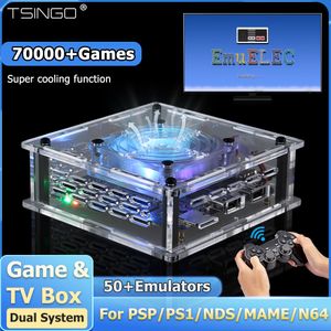 Taşınabilir Oyun Oyuncuları Super Console X Pro Max 4K HD Dual System Arcade Box, 70000Classic Games ile PSP/PS1/N64/DC için Gamepad ile Video Oyun Konsolu 230228