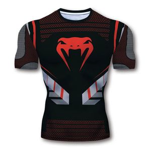 Men's T-Shirts Compression Shirt Rashguard Bodybuild Cross Long Sleeve 3D Print Jiu Jitsu T shirts MMA Fitness Quick Dry Tights Rash Guard 230228