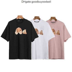 Summer Fashion Mens Womens Designers T Shirts for Men s Palms Letter Embroidery Tshirts Clothing Short Angels Sleeved T-shirts Tees Teddy