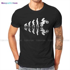 Men's T-Shirts Evolution Biker Unique TShirt Enduro Cross Motorcyc Racing isure T Shirt Summer Stuff For Adult 0301H23