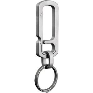 Multi-Function Titanium Key chain Jewelry Key Ring Mini Bottle Opener Metal Clip For Bags Men Waist Hanger EDC275t