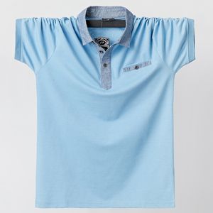 Мужская рубашка поло в поло в мужской половой рубашке для 10 кг толстых и высоких брендов Camisa Polo Masculina Plus L XL XXL XXXL 4xl 5xl 6xl Polo Homme 230228