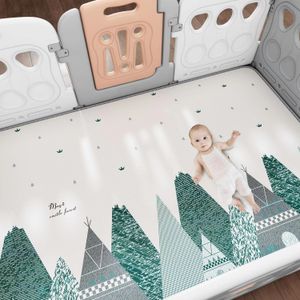 Play Mats Baby Play Mat折りたたみパズルマットXPE教育的な子供たちのカーペットパッドキッドラグアクティビティゲームベビーカーペット230227