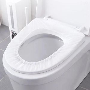 Tuvalet koltuğu kapaklar 20 adet tek kullanımlık kapak MAT Taşınabilir Su Geçirmez Güvenlik Pad Seyahat/Kamp Banyo Aksesiorlar