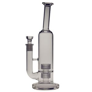 best selling SAML Glass Stereo glass bong Hookahs 60 mm Stemless Tubes with Twin Matrix Percolates water pipe joint 18.8mm PG3010 FC-186 FC200