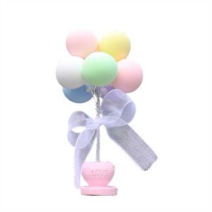 S Love Spowiedź Balon Curon Center Dekoracja Konsoli Auto Wewnętrzne Akcesoria deski rozdzielczej Cute Sweet Ornament Girls R230228