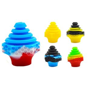 Smoking Colorful Silicone Multi-size Joint Change-over Caps Portable 510 Pen Battery Filter Waterpipe Hookah Shisha Bong Connector Cigarette Holder DHL