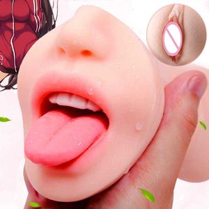 sex toy massager3 in 1 Male Masturbator Realistic Vagina Anal Mouth Real Deep Pussy Throat Sex Toys for Men Women Vaginal Oral Masturbation Cup