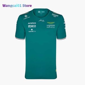 Wangcai01 Erkek Tişörtleri Aston Martin 2023 T Shirt Amf1 Erkekler Fernando Alonso T Shirt Formül 1 Yarış Takımı F1 Yüksek Kaliteli Tişört Özelleştirme Adı 0306H23