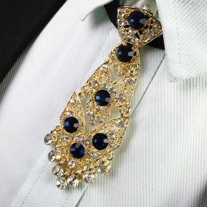 Pescoço amarra de diamante no pescoço conjunto para homens 2018 pajaritas britânicos arco bowtie nó lajão tirha de broche de casamento acessórios de colar
