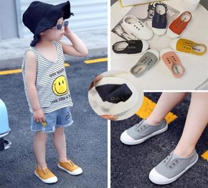 Children039s Casual Kids Canvas Sneakers Candy Colors Flats For Toddlers Boys Girls Soft Breathable Fashion Shoes 2103097319929