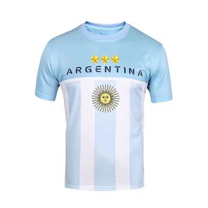 T-shirt da uomo Summer Argentina Football T-shirt da uomo Abbigliamento sportivo oversize traspirante Top manica corta The Eagle Of Pampas 230601