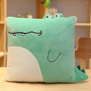 Pillow Nap Sleep 2 In 1 Blanket Plush Office Air Conditioning Quilt Stuffed Cartoon Animal Fluffy For Sofa Travel Car